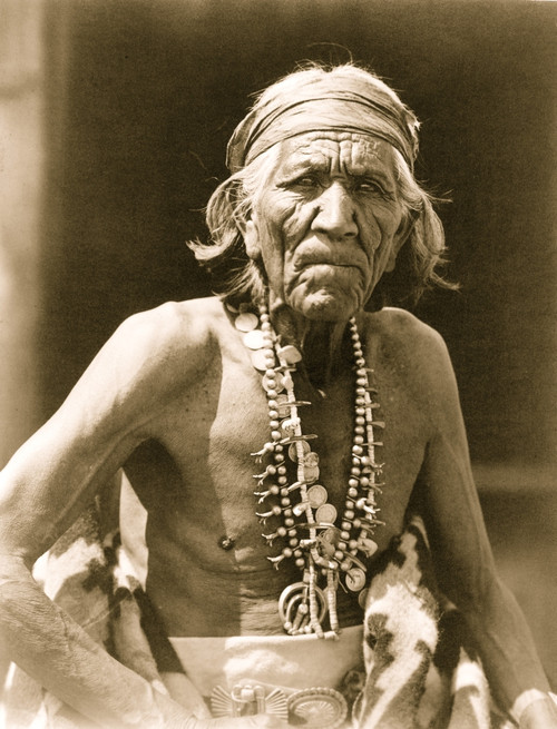 Many Goats, Navajo Indian, half-length portrait, seated, facing slightly right Poster Print - Item # VARBLL058751240L