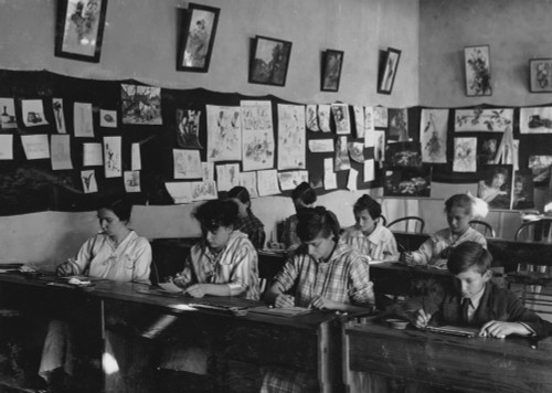 Art class. Training School for Deaf Mutes Poster Print - Item # VARBLL058754237L