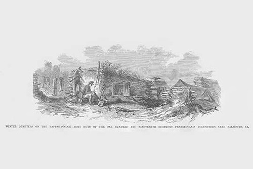 Pennsylvania Volunteers Winter Quarters on the Rappahannock Poster Print by Frank  Leslie - Item # VARBLL0587327774