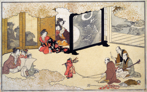 Watching a Performance Poster Print by Utamaro - Item # VARBLL0587652160