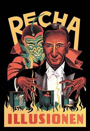 Early magic poster for the magician, RECHA Poster Print by unknown - Item # VARBLL0587006102