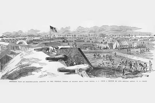 Hilton Head, Port Royal Fortifications Poster Print by Frank  Leslie - Item # VARBLL0587327537