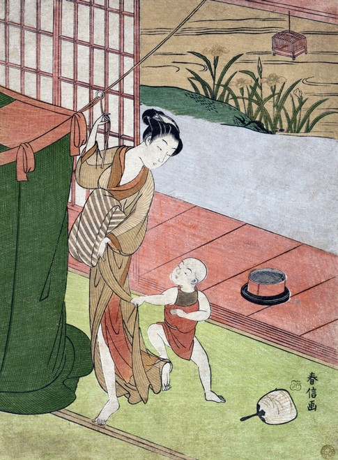 Mother & Son Poster Print by Harunobu - Item # VARBLL0587650230