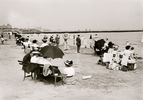 On the Beach at Coney Island Poster Print - Item # VARBLL058750039L