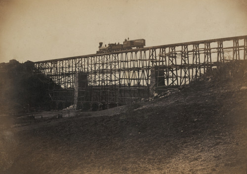 Military railroad bridge across Potomac Creek, on the Fredericksburg Railroad Poster Print - Item # VARBLL058753444L