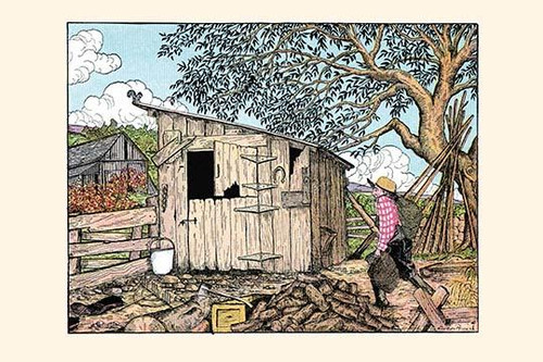 The farmer takes the pigs back to his famr and pen. Poster Print by Luxor Price - Item # VARBLL0587278870