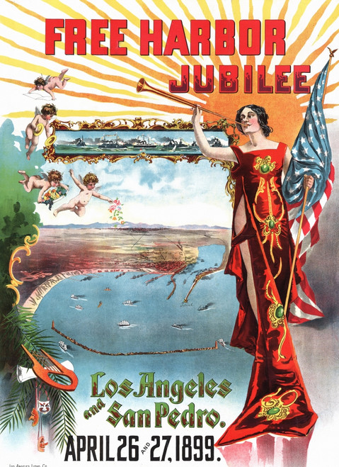 Free Harbor Jubilee poster, Los Angeles & San Pedro, California Poster Print - Item # VARBLL0587393580