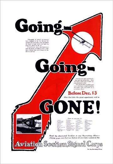 Join the Aviation Section Signal Corps, help keep the planes in the air. Poster Print by unknown - Item # VARBLL058721502x