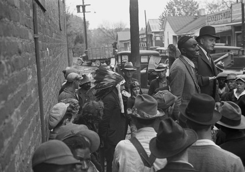African American with whites at Medicine show in Tennessee Poster Print - Item # VARBLL058744884L