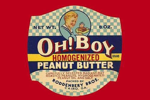 The original bottle label to a jar of peanut butter. Poster Print by Unknown - Item # VARBLL0587252081