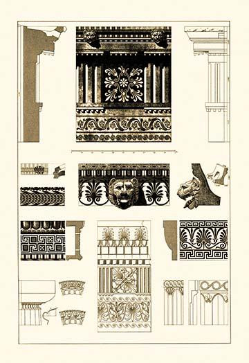 Architectural Drawings of Renaissance Architecture Poster Print by J. Buhlmann - Item # VARBLL0587093331