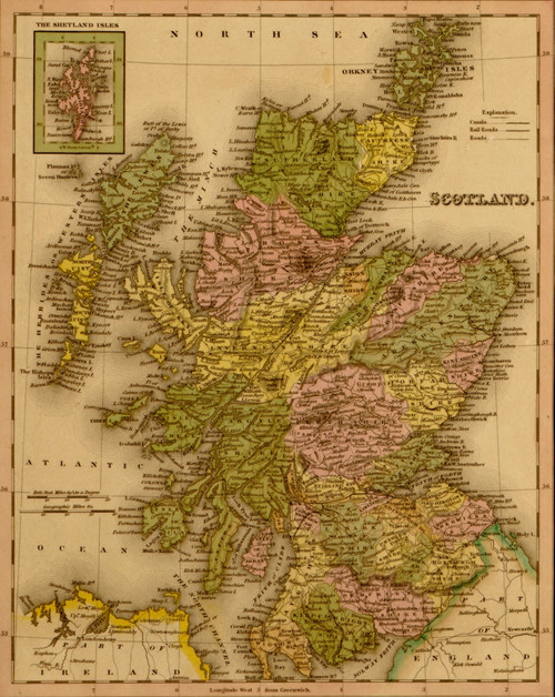 Scotland - 1844 Poster Print