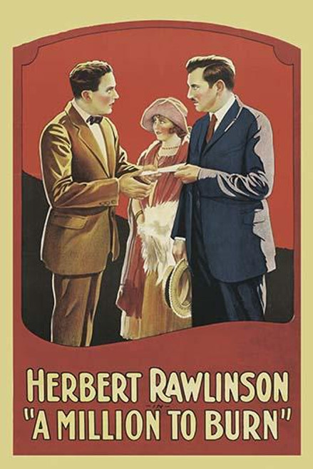 men exchange an envelope, young girl to the rear Poster Print by Unknown - Item # VARBLL058762529L