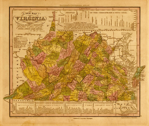 Virginia - 1844 Poster Print