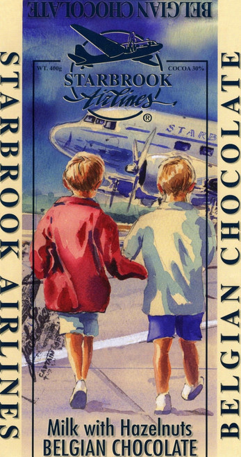 Milk Chocolate with Hazelnuts Bar wrapper with Airline Theme Poster Print - Item # VARBLL0587394420