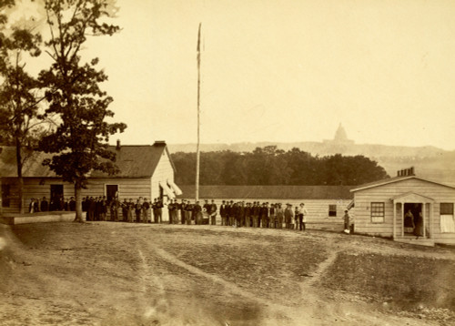 Washington, D.C. Band before officers' quarters at Harewood Hospital] Poster Print - Item # VARBLL058752203L