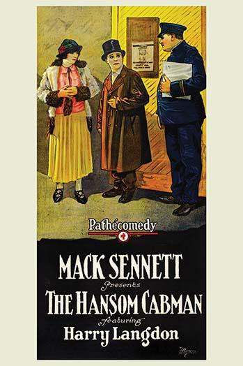 Harry Langdon stands with his girlfriend next to a uniformed cabman Poster Print by Mack Sennett - Item # VARBLL058762006L
