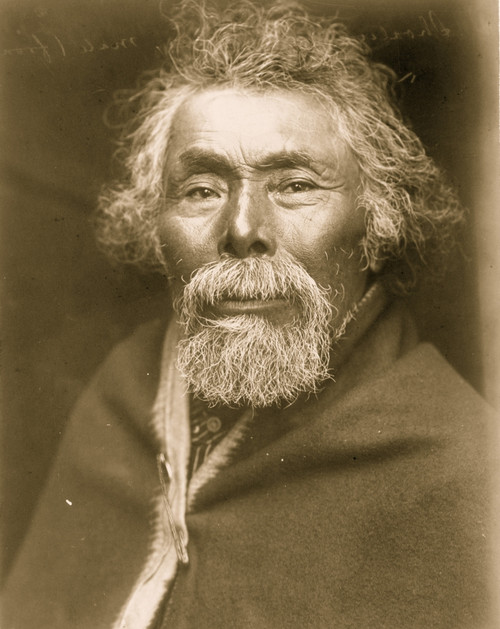 Salishan man, head-and-shoulders portrait, facing front. Poster Print - Item # VARBLL058747690L