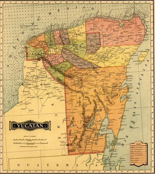 Yucatan -1844 Poster Print - Item # VARBLL058758294L