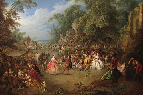 fair, held annually on the first Sunday in September in a village near Versailles, Poster Print by Jean Baptiste Joseph Pater - Item # VARBLL058760705L