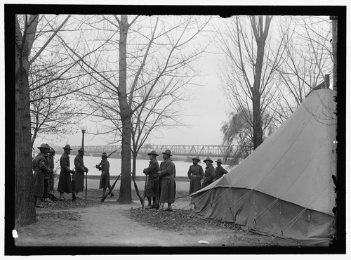 African American soldiers at Washington Encampment Poster Print - Item # VARBLL0587631694