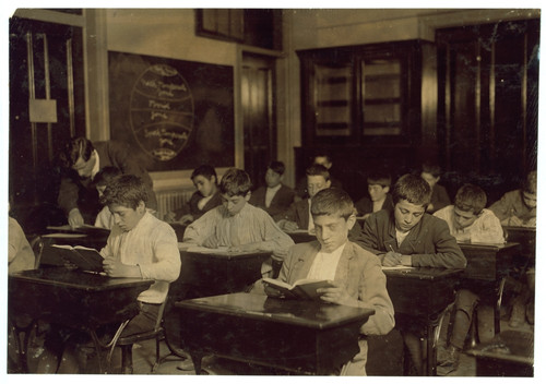 Immigrants in night school. Poster Print - Item # VARBLL058754425L