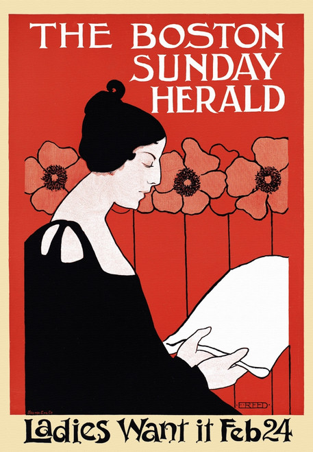 A woman is reading. Poster Print by  Ethel Reed - Item # VARBLL0587415789 A woman is reading. Poster Print by  Ethel Reed - Item # VARBLL0587415789