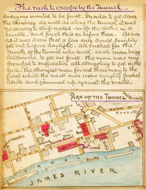 Libby Prison Escape Tunnel.  Libby Prison Escape Tunnel Poster Print by Robert Knox Sneden - Item # VARBLL0587424877