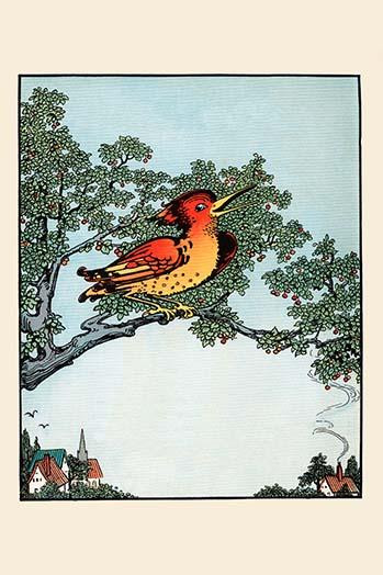 A bird in a tree that can only Fiddle-dee-dee Poster Print by Eugene Field - Item # VARBLL0587248904