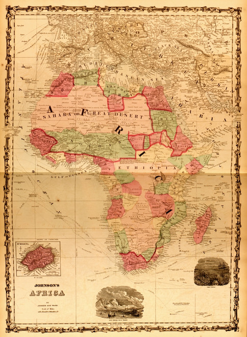 Africa 1862 Poster Print - Item # VARBLL058758043L