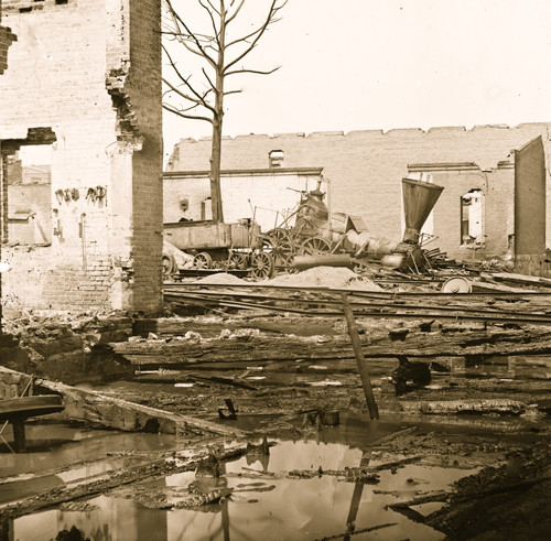 Richmond, Virginia. Ruins of Richmond & Petersburg Railroad depot. Poster Print - Item # VARBLL058745244L