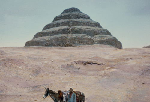 Pyramids. The Step Pyramid at Sakkara Poster Print