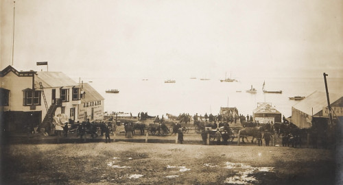 Docks At Nome Alaska With Ships Poster Print - Item # VARBLL0587403594