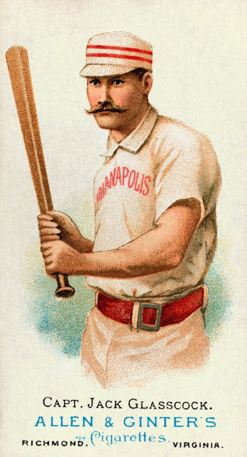 Capt. Jack Glasscock, short stop, Indianapolis Hoosiers Poster Print by Allen & Ginter - Item # VARBLL0587393556