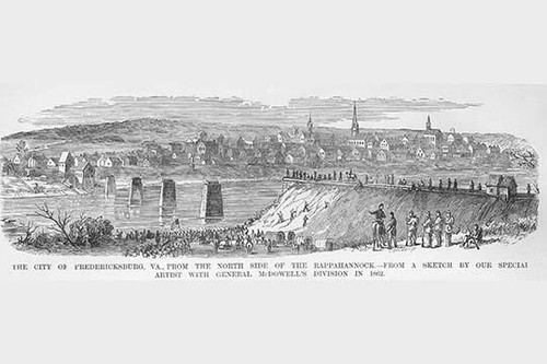 Fredericksburg from the Rappahannock Poster Print by Frank  Leslie - Item # VARBLL0587324872
