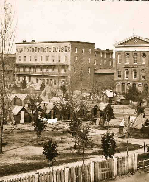 Atlanta, Ga. Trout House, Masonic Hall, and Federal encampment on Decatur Street Poster Print - Item # VARBLL058745191L