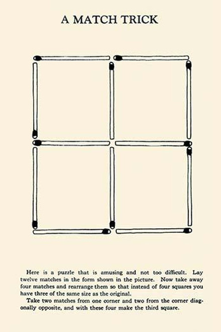 A magic trick direct from the master himself, Harry Houdini, in a book published posthumously by his estate. Poster Print by Harry Houdini - Item # VARBLL0587262117