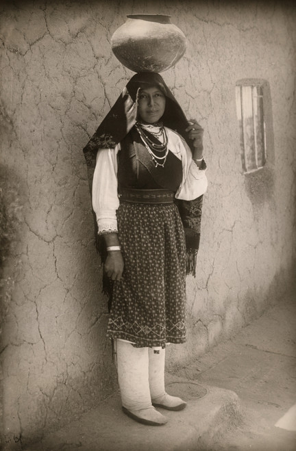 A woman of the Isleta Pueblo Poster Print - Item # VARBLL058751367L