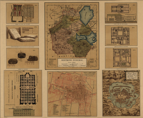 Mexico Federal District - 1844 Poster Print - Item # VARBLL058758314L