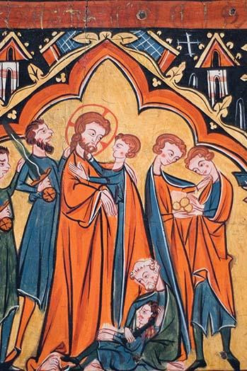 Tempera on Wood - Arrest of Christ, Christ in Limbo Poster Print - Item # VARBLL058760266L
