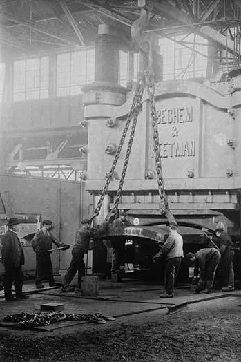 Krupp's 10,000 Ton Bending Press in Essen Germany Poster Print by unknown - Item # VARBLL058745701L