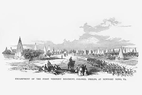 First Vermont at Newport News Virginia Poster Print by Frank  Leslie - Item # VARBLL058732743x