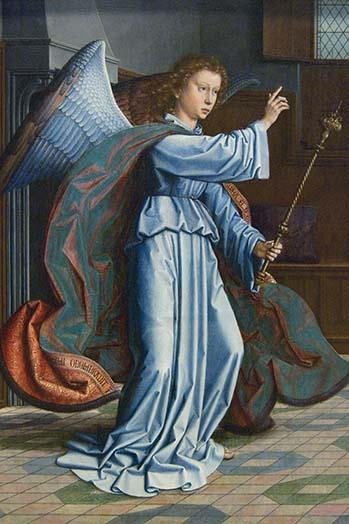 The Annunciation - multi-storied polyptych Poster Print by Gerard David - Item # VARBLL058760741L