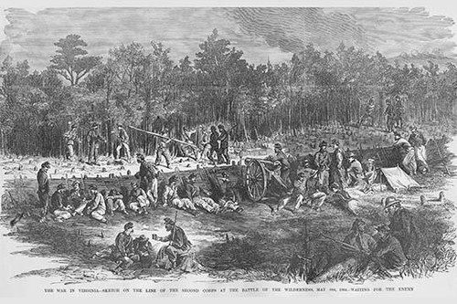 Waiting for the Enemy in the Wilderness Campaign Poster Print by Frank  Leslie - Item # VARBLL0587329009