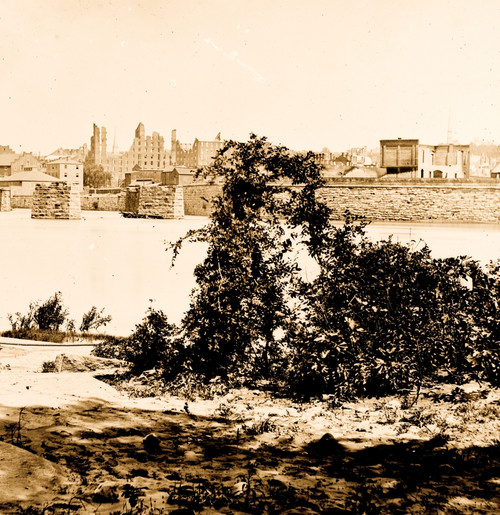 Richmond, Va. Ruins of Mayo's Bridge; the city beyond Poster Print - Item # VARBLL058753467L