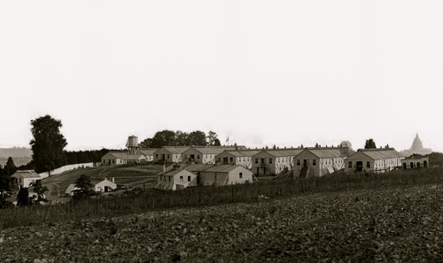 Washington, D.C. General view of Harewood Hospital, on farm of W. W. Corcoran, 7th Street Road near Soldiers' Home Poster Print - Item # VARBLL058752085L