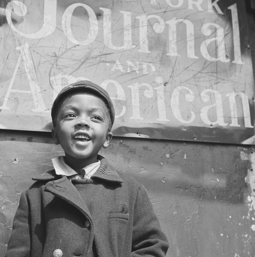 African American Harlem newsboy Poster Print - Item # VARBLL0587631007