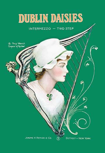 Sheet music of Irish heritage harking back to the city of Dublin. Poster Print by unknown - Item # VARBLL0587004754