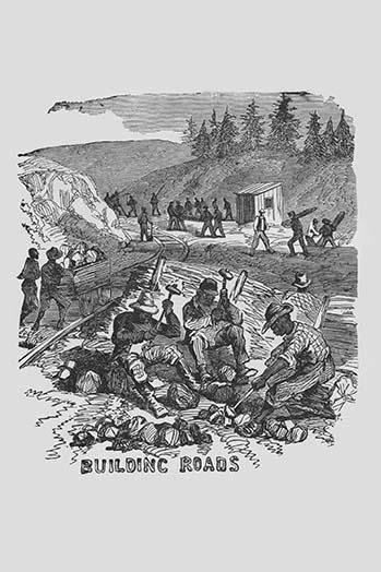 African Americans Building Roads Poster Print by Frank  Leslie - Item # VARBLL0587332891