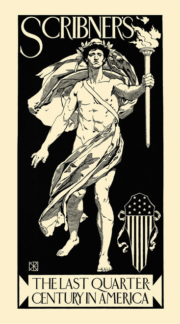 A man stands holding a torch. Poster Print - Item # VARBLL0587417099